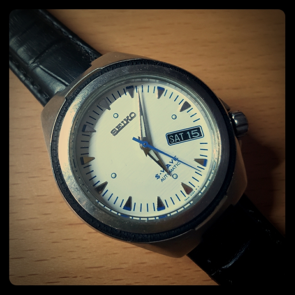 Seiko S-Wave automatic 38mm watch